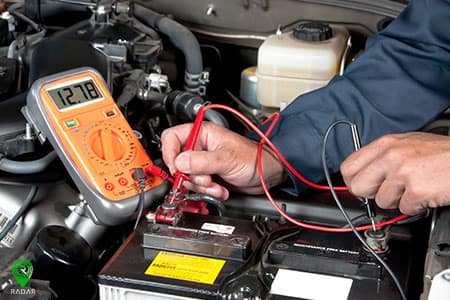 ترکیدن باتری خودرو در اثر تغییرات ولتاژ متناوب